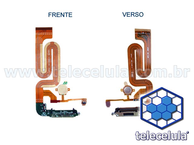 Sem Imagem - FLEX CABLE APPLE IPHONE 2G COM CONECTOR SISTEMAS